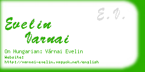 evelin varnai business card